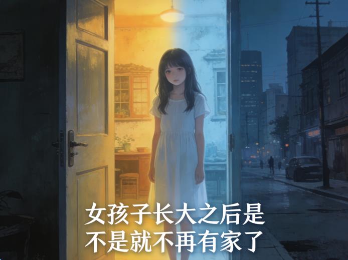 女孩子长大以后是没有家的?